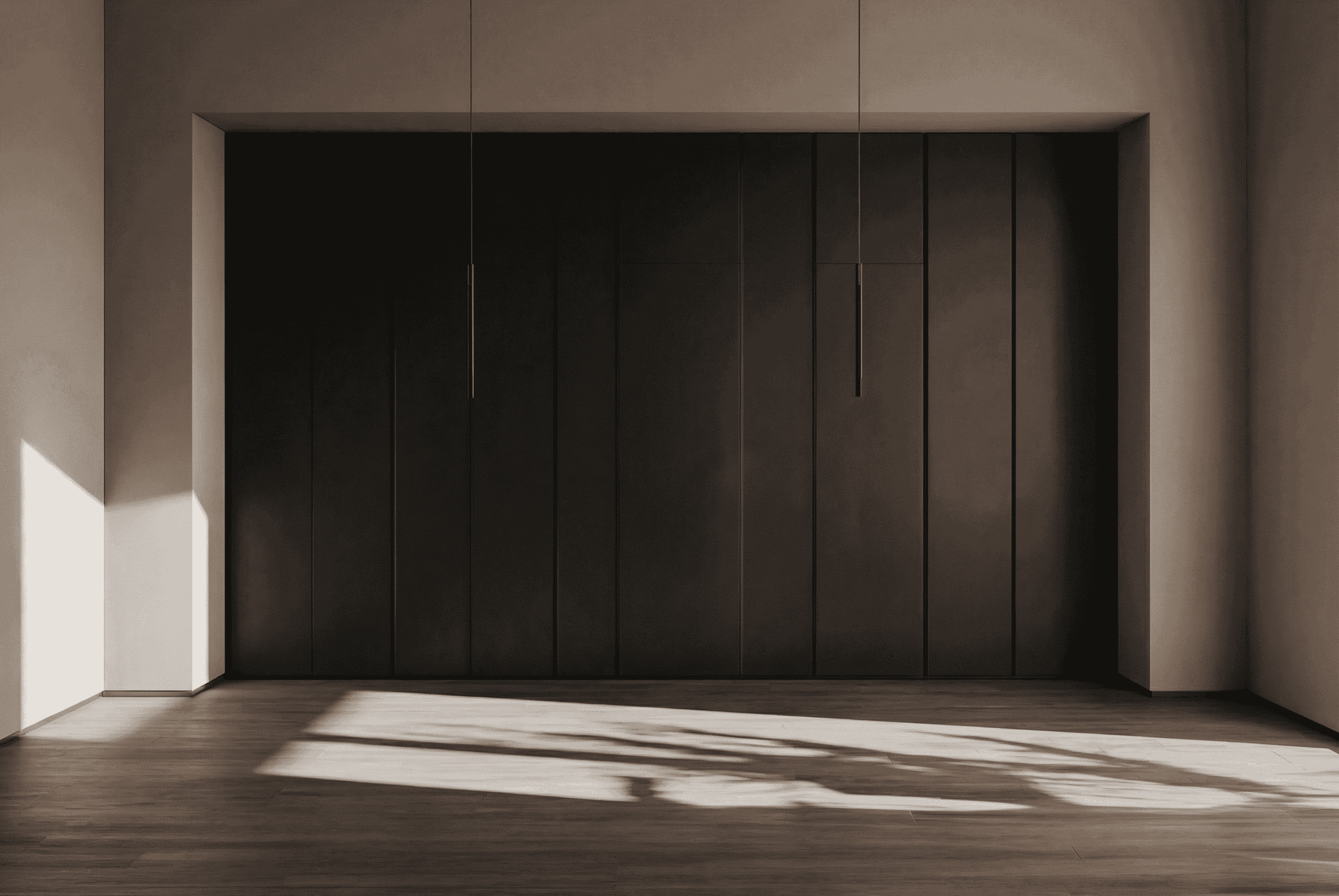 Minimalist architectural interior